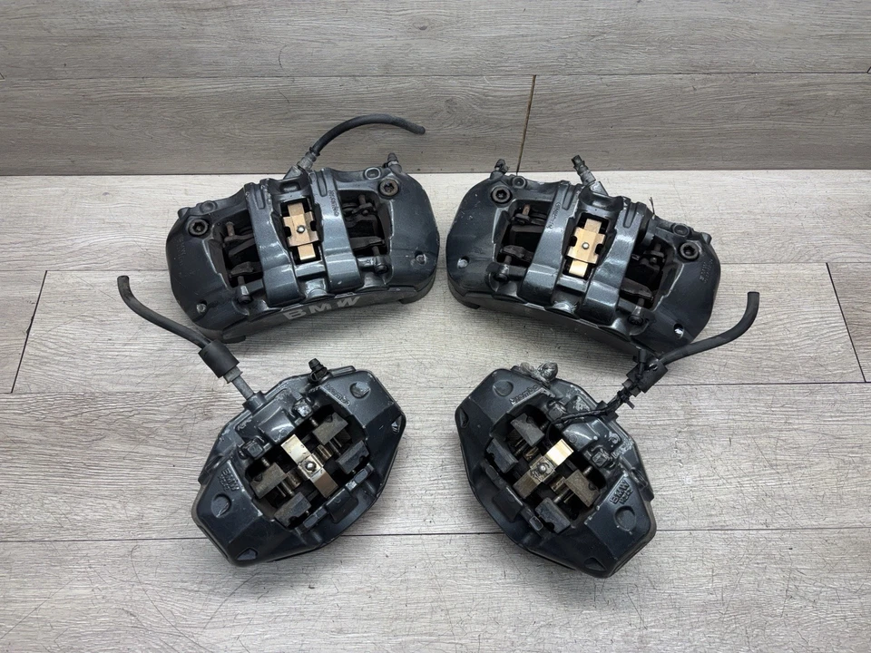 Juego completo de pinzas de freno delanteras y traseras BMW 135i E82 N54 Brembo 76 k millas usadas OEM Foto 1 de 4