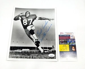 Willie Davis signiertes 8 x 10 s/w Foto JSA Auto DA042545 - Bild 1 von 3