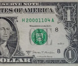 NOVEMBER 4th 2000 Birthday Anniversary Date Note One Dollar Bill Series 2017 - Picture 1 of 3