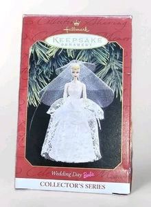 Hallmark Keepsake Día de la Boda Barbie Ornamento Coleccionista’s Series 1997 NUEVO - Imagen 1 de 3