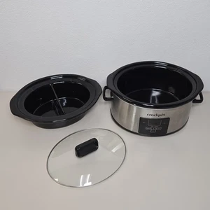 Crockpot Choose-A-Crock 6 Quart & Split 2.5 Quart Programmable CPSCVC60CC2-S - Picture 1 of 16