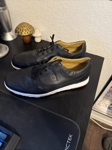 FootJoy FJ Men's Casual Spikeless Golf Shoes Size 12 Leather Black 54515 - Picture 1 of 8