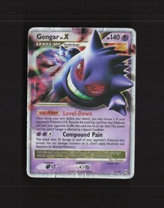 Gengar LV.X 97/99 Platinum Arceus Holo Ultra Rare Pokemon Card DMG - Picture 1 of 10
