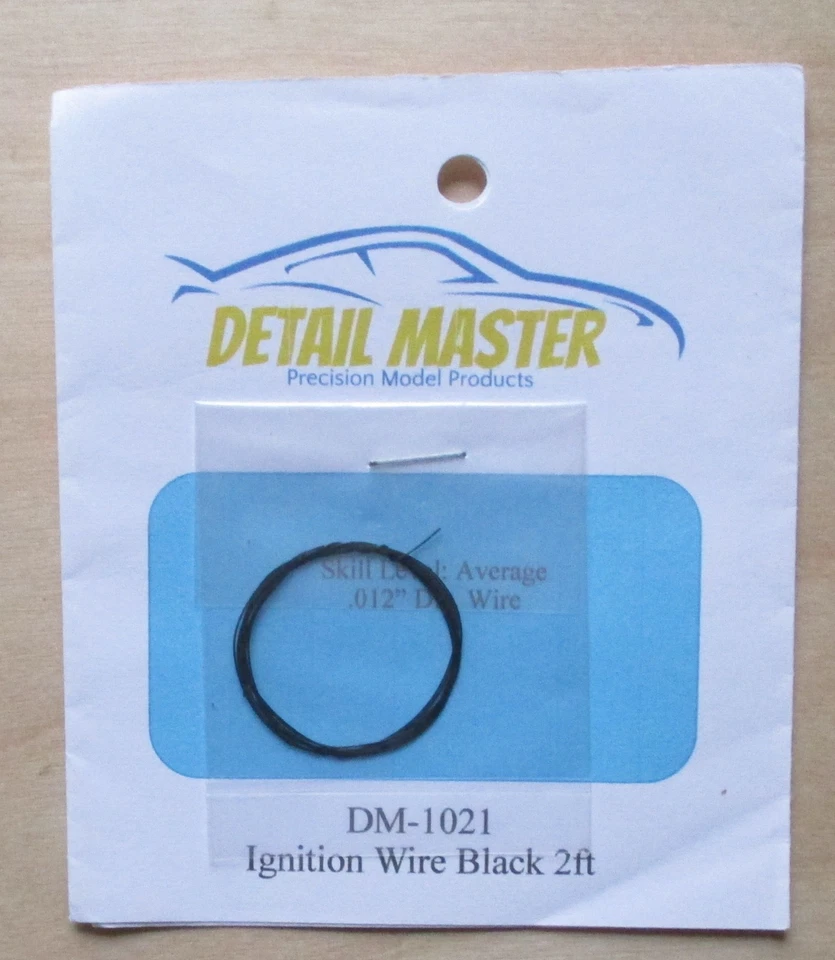Cable de encendido negro 1:24 1:25 DETALLE MASTER COCHE MODELO ACCESORIO 1021 Foto 1 de 1