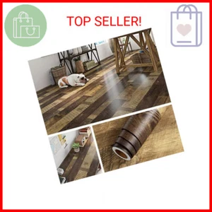 Livelynine Reclaimed Wood Vinyl Flooring Roll Waterproof Vinyl Plank Flooring Pe - Picture 1 of 2