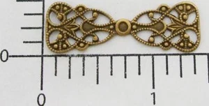 Hallazgo de joyería de filigrana victoriana oxidada de latón 24203 - Imagen 1 de 1