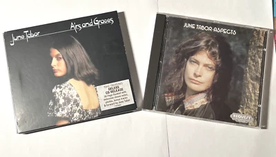 June Tabor CDs: Airs and Graces (Topic Treas. dlx 2019) 4 bonus trx &  'Aspects' Foto 1 de 4