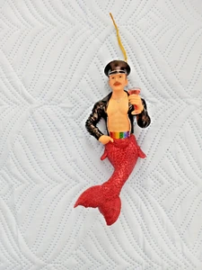 December Diamonds 2004 LEATHER DADDY Merman Man Ornament Christmas retired gay - Bild 1 von 1