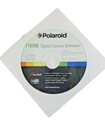 Polaroid i1036 Digital Camera Software CD Arcsoft - Image 1 of 2