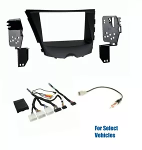 2 Din Car Stereo Radio Kit Wire for some 2012-2016 Hyundai Veloster w/Steering - Picture 1 of 1