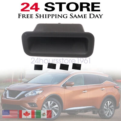 Manija de tracción de la puerta levadiza de la tapa del maletero trasero para Nissan Armada Pathfinder Murano Foto 1 de 4