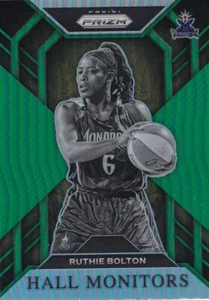 2023 Panini Prizm WNBA Hall Monitors SP Green Prizm #7 RUTHIE BOLTON - Picture 1 of 1