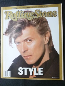 Rolling Stone Magazine #498 Apr 1987 David BOWIE 25th Anniversary Issue - Picture 1 of 5