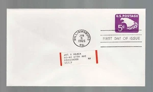 US Scott #U550, First Day Cover 1/5/65 Williamsburg Single Eagle - Picture 1 of 1