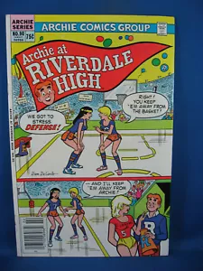 ARCHIE AT RIVERDALE HIGH 90 VF Early Cheryl Blossom Appearance 1983 - Picture 1 of 2