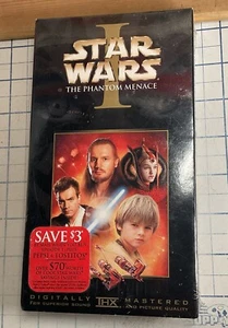 Lucasfilm Star Wars Episode 1 The Phantom Menace VHS New and Stil Sealed - Picture 1 of 5