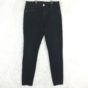 Pantalones de mezclilla ajustados negros lavados tiro alto Kut From The Kloth para mujer 10S - Imagen 1 de 10