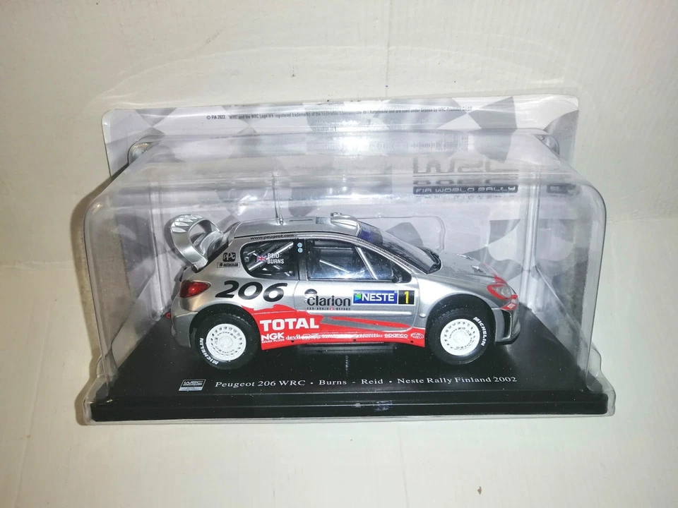 PEUGEOT 206 WRC RALLY FINLAND 2002 SCALA 1/24 - Immagine 1 di 1