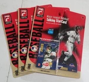 Chipper Jones 2000 Talking StarCard W/ Stand Up MLB Atlanta Braves - LOT OF 3!! - Bild 1 von 4
