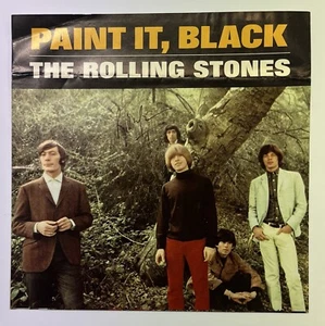 Rolling Stones : Bill Wyman Signed Autograph ‘Paint It Black’ 7” Single Sleeve - Imagen 1 de 1
