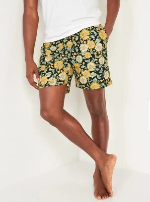 Old Navy Men's Sunflower Printed Swim Trunks 7-inch inseam Size XXL or 4X - Image 1 of 2
