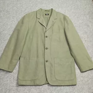 Camel Active Herren Blazer Jacke EU 48 UK 38R Leinen Baumwolle Grün Sakko Sport Mantel - Bild 1 von 15
