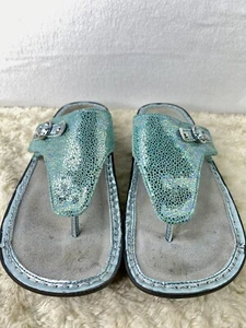 Sandalias Alegria Chanclas Confort UE Talla 40 EE. UU. 9,5 10 Aqua Sparkle VAN 149 S6 - Imagen 1 de 14