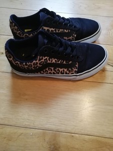 grey leopard print vans
