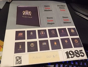 DAVO Stamp Album Pages ITALIA Delux 1985 NEW High Quality RARE Find - Picture 1 of 2