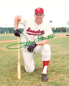Sharpie verde firmado por FRANK HOWARD 8x10 (Senadores de Washington) - Imagen 1 de 2