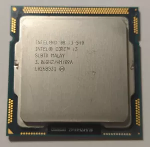 Intel Core i3-540 SLBMQ 3.067GHz Dual Core 4MB Socket LGA1156 CPU Processor used - Picture 1 of 2