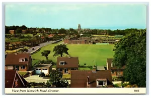 Postcard Cromer Norfolk View from Norwich Road - Picture 1 of 2