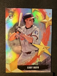 Coby Mayo Rookie 2025 Topps Series 1 - Stars of MLB - #SMLB-23 (RC) - Picture 1 of 4