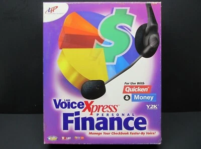 L & H Voice Xpress Personal Finance, W 95 / 98 / NT 4.0, 1999, Never Used - Image 1 of 3