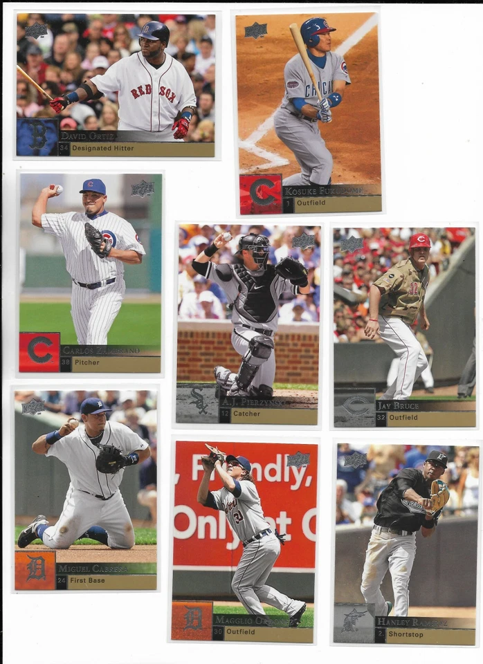 2009 Upper Deck Pick-A-Card Ortiz Cabrera Beltran Utley Ichiro Mauer Halladay +  - Image 1 of 1