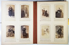 1860s Victorian Photo Album Prominent Family Civil War Doctor 140 CDVs Tintypes