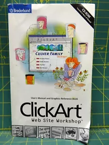 ClickArt Web Site Workshop 1998 Manual and Graphics Reference Book With CD - Picture 1 of 5