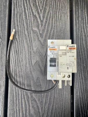 MERLIN GERIN VIGI C45 C45N VMG 45 030 2 RCD WITH 32 AMP MCB FITTED - Image 1 of 4