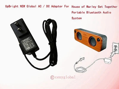 UPBRIGHT® 15V AC Adapter For House of Marley Get Together Portable Bluetooth Speaker Power