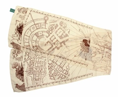 Harry Potter Merodeadores Mapa Bufanda Ligera Moda Disfraz Gryffindor Licencia Foto 1 de 4