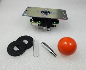 Sanwa [Detachable] Board type Orange joystick lever with flat iron plate - Picture 1 of 5