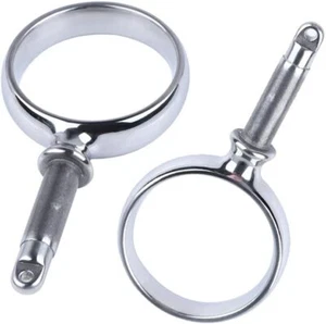 2X Marine Stainless Steel Oarlock Socket Rowlock Bracket Holder Line 2-1/4" - Picture 1 of 8