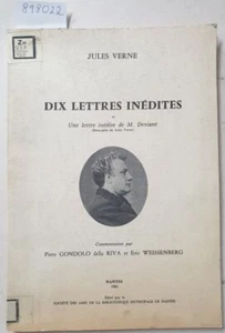 Dix Lettres Inédites et Une Lettre Inédite de M. Deviane : (Limititert Nr. 189/2 - Imagen 1 de 4