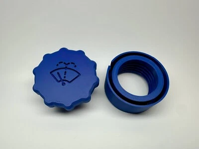 CUSTOM Washer Fluid Reservoir Cap for Ford Focus 2012-2018 - Polymaker ASA Blue - Image 1 of 4