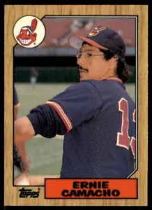 1987 Topps Tiffany Ernie Camacho Cleveland Indians #353 - Picture 1 of 2