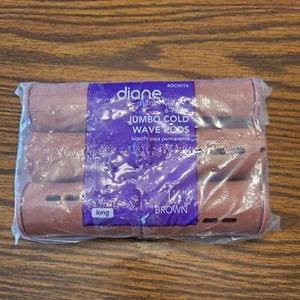 Diane #DCW15 Jumbo Perm Rods 6 Per Pack BROWN 1-1/2" DIAMETER 3-1/8" LONG - Picture 1 of 2