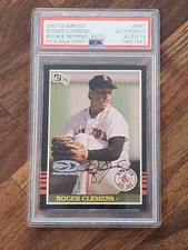 2001 DONRUSS ROOKIE REPRINTS AUTO 81/85 ROGER CLEMENS SSP #RR7 PSA 10 GEM MINT!