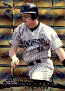 1999 Pacific Prism Holographic Gold Baseball Card #9 Matt Williams /480