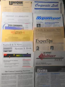 13 vintage UNIX newsletters lot - 1980s - Imagen 1 de 15