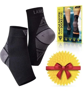 Nano Socks, Neuropathy Socks (Pair) for Women & Men, Ankle Support Brace medium - Picture 1 of 11